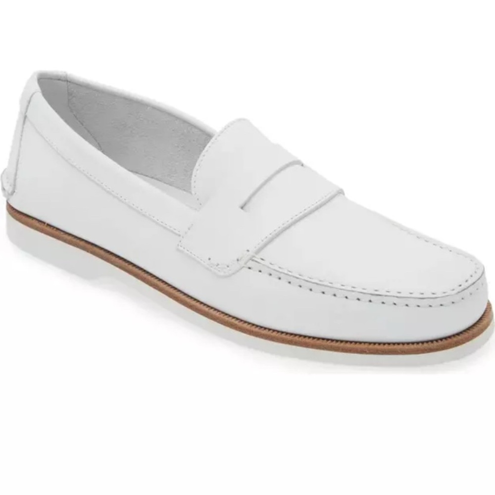 JM WESTON Bateau Water Resistant Penny Loafer